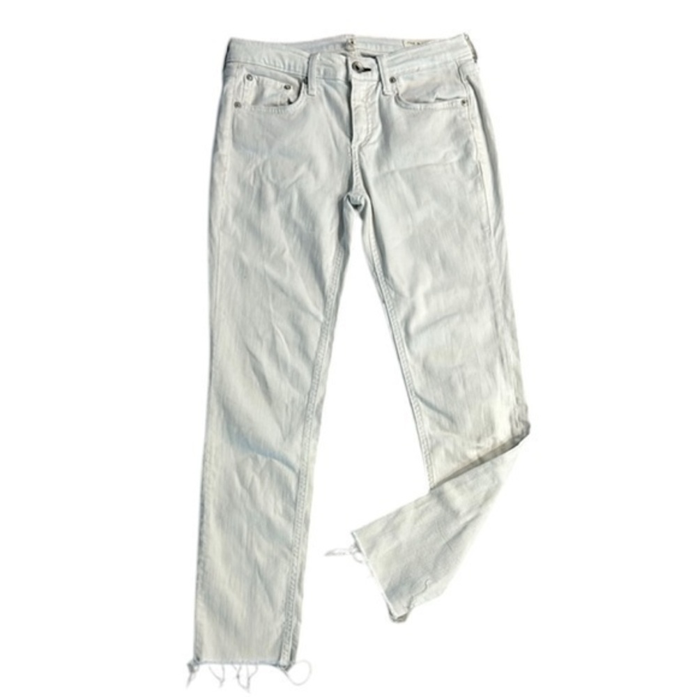 Rag & Bone Dre Capri jeans in white size 24